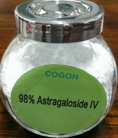 95٪ Astragaloside IV Natural التيلوميراز المنشط خفض ضغط الدم